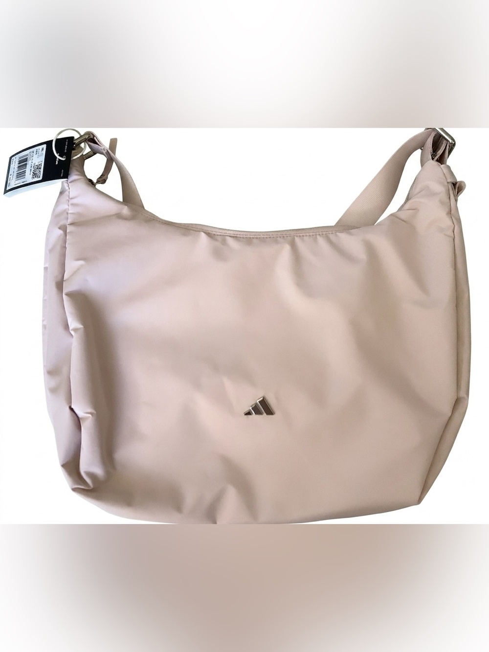 adidas Soft Lux Crossbody Bag Putty Mauve Padded Shoulder NWT
